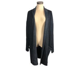 Grey and Black Cardigan - Coat